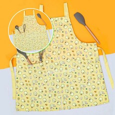 쌍문상회 토시 미술 JW 두건 스윗 육아 유아동잡화 요리 주니어 주방용품 앞치마세트 유치원 앞치마 폼폼푸린 출산 성인 40872EA