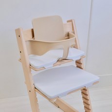 스토케 트립트랩 매트 방석 쿠션 대형 (발판용), 크림그레이