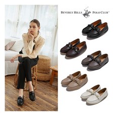 [원콜] [비버리힐즈폴로클럽] 여성 소가죽 위빙 컴포트화