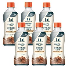 마이프로틴 드링크 시그니처 초콜릿, 6개, 340ml
