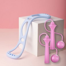 8자 텐셔너 등판 트레이닝 스트레치 끈 가정용 어깨 트임 목 스트레칭 요가 헬스 기구 팔 운동, 보여진 바와 같이, 옵션2, 1개
