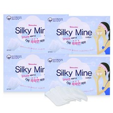 신세대 실키마인 화장솜 80매, 80매입, 4개