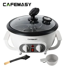 CAFEMASY 가정용 전기 커피 로스터 너트 땅콩 콩 베이킹 스토브 팝콘 건조기 곡물 건조 로스터 110V 220V