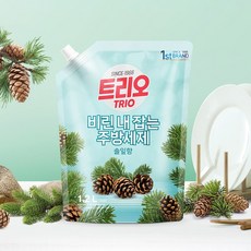 트리오 비린내 잡는 주방세제 솔잎향, 1.2L, 1개