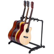 나푸아 NGS105 5단 멀티 기타거치대 스탠드 받침대 통기타 일렉 베이스 행거, 1개