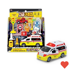 유아동 완구 긴급 구조대 앰뷸런스 미니 소방차 풀백, 1개