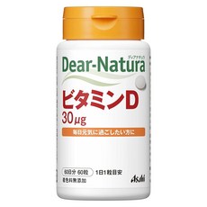 Asahi Dear-Natura維他命D錠, 1個, 60顆