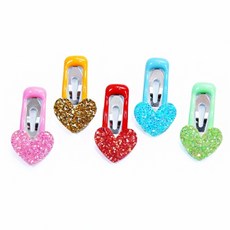 반려동물 패션용품 하트핀 액세서리