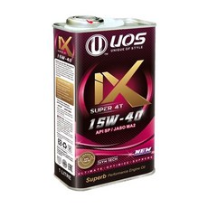 UOS IX Super 4T 15W-40 四行程機油 API SP / JASO MA2, 1個, UOS 15W40 ［紅色］,【United Oil油力特】