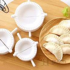 더휴즈 만두 빚기 만들기 플라스틱 틀 3P 가정용만두기계