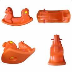 아기 흔들 말타기 오렌지 유아 장난감 쿠쿠토이즈 선물 목마 유아놀이기구 실내체육 말타기놀이