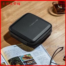 24片藍光光碟收納盒，CD/DVD光碟收納包，硬殼手提光碟收納盒，遊戲光碟收納盒, 1個, 藍色,24片裝