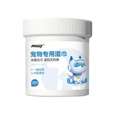 寵物濕巾 寵物濕巾 寵物眼部濕巾 寵物潔耳液 去淚痕去眼垢濕紙巾 寵物洗澡濕巾 貓咪狗狗清潔美容, 1個