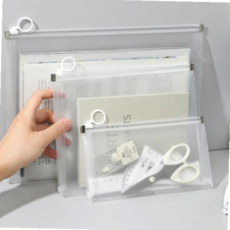 투명 다용도 문구 포켓 필통 휴대용 파일 수납 파우치필통 파우치, A5