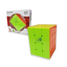 모두의취미 큐브 로직 일반 캐릭터 시리즈, 다각형, 1개, 에디슨 3X4