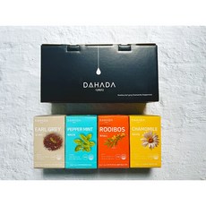 다하다 허브4종세트 페퍼민트 루이보스 얼그레이 캐모마일 80티백, 1개