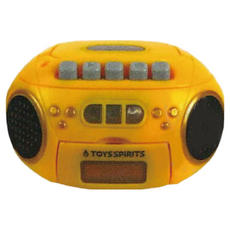 ToysSpirits 轉蛋 扭蛋 可錄音復古CD播放器, B款/黃色款1C271