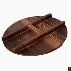 가마솥 나무덮개 반원 대형 업소 분리형 원목 뚜껑 커버 식당 무쇠솥, 직경 54cm, 단일사이즈, 1개