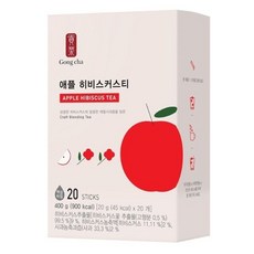 공차 애플히비스커스티, 20g, 20개입, 1개