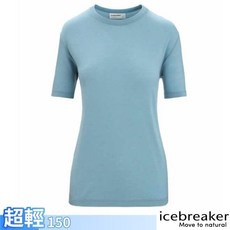 紐西蘭 Icebreaker 女款涼爽圓領短袖羊毛排汗衣 150 Tech Lite 運動T恤