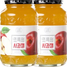 초록원 사과잼 2kg(1kg x 2병), 2개, 1kg