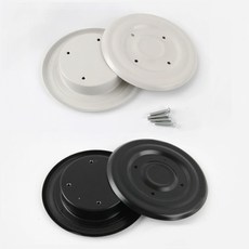 현관문 우유투입구 마개 방범커버 (원형), 블랙, 1개