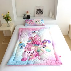 코알라컴퍼니 새콤달콤 캐치티니핑 국내생산 순면 아동 차렵이불 100x140cm