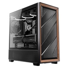 안텍 FLUX MESH BTF 미들타워 케이스 블랙, 1개, 선택하세요