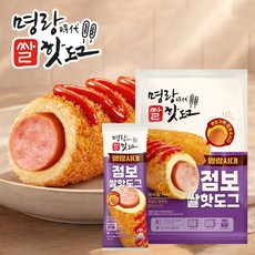 명랑핫도그 점보 쌀 핫도그 960g 1팩, 8개, 120g