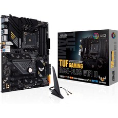 ASUS TUF 게이밍 B550-PLUS WiFi II AD A43세대 라이젠 ATX 마더보드PCIe 4.0 6 2.5Gb LAN BIOS 플래시백 USB 3.2 2세대 주소 지정, B550-Plus|M.2x2|D4