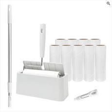 핌 사선컷팅 테이프 클리너 스텐드형 본품 + 틈새솔 + 2단조절파이프 + 거치대 +리필 10p, 2세트