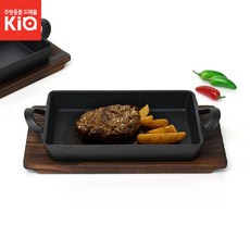 추천마켓1000 직사각 주물팬 세트 홈카페용품, 소
