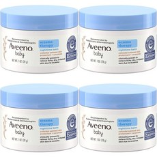 아비노 베이비 엑지마 테라피 나이트타임 밤 Aveeno Baby Eczema Therapy Nighttime Balm, 4개, 28g