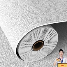 Fowod 대용량 롤 접착식 벽지 방수방습방곰팡이 시트지 단열 시트지, 회색