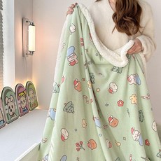 SHservice 눈사람담요 이불 산타 귀여운 캠핑 유니크, 크리스마스 작은 선물