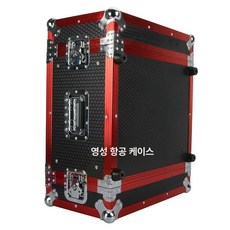 음향 장비 케이스 알루미늄 상자 랙 앰프 리시버 이펙터 섀시 오디오 비행 캐비닛, 6. 4U레드리시버이펙터육각형깊이30cm