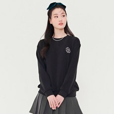 체이스컬트 여성 발포나염 그래픽 맨투맨 티셔츠-BERG5155B03