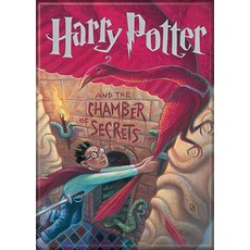 Ata-Boy 자석 - 해리 포터와 비밀의 방 책 커버 디자인 냉장고 및 사물함용 6.4 x 8.9cm(2.5 3.5인치)