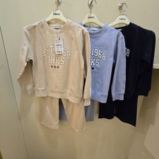 부산대NC 오후 초특가 면 100 피부 안좋은 우리아이도 굿 남여공용 래터링 면 기본 로고 상하세트 OHSM25201