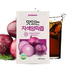 참앤들황토농원 자연을 담은 맛있는 자색양파즙, 100ml, 2개