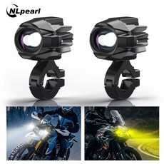 2025년형 S16은 오토바이 전기차 LED 물새형 안개등에 적합합니다. 12v-24v 적용 가능합니다., 1세트