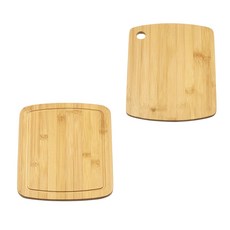 輕巧竹砧板系列 竹砧板 切菜板 竹砧 沾板 切菜砧板 輕巧砧板 切菜竹砧板 竹切菜板, 1個, L81-28 輕巧竹砧板-弧邊圓孔, 原色