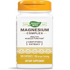 Nature's Way 然萃維 鎂複方膠囊, 100顆, 1罐