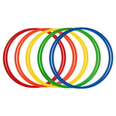 스타 뉴 액션후프 세트 50cm 높은 활용도 5컬러10개세트, 1개