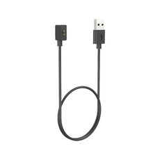 책상 침대 옆 여행용 2핀 자석 헤드가 있는 Watch 5용 USB-자기 시계 충전 케이블, 60 블랙 CM