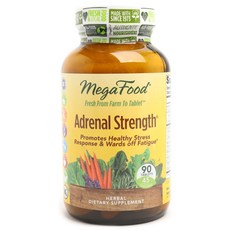 MegaFood 腎上腺強化草本無麩質片劑, 90顆, 1罐
