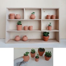 미니 토분 초미니 화분 미니정원꾸미기 다육이 번식 분양 소형 분갈이 사무실 개업 선물2, A형(둥근형)