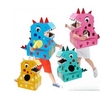 공룡가면박스(DIY), 그린, 1개