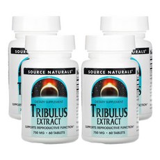 소스 네츄럴스 트리뷸러스 750mg 60정, 4개