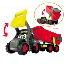 유아 중장비차 불도저 덤프 트레일러 사운드 라이트 기능